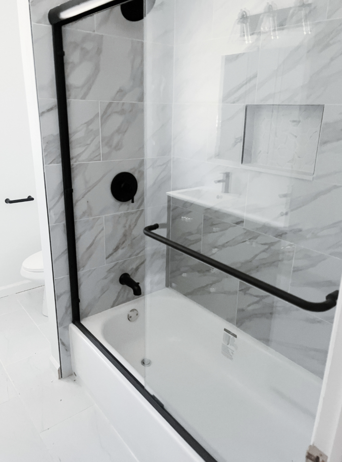 Residential bathroom cleaning result